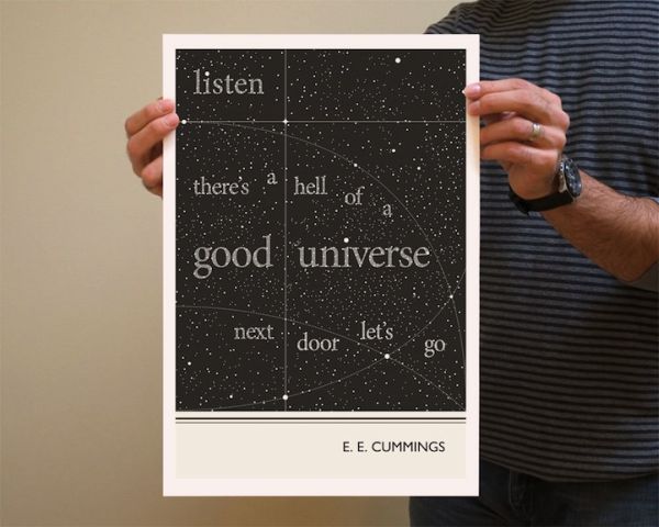 Evan Robertson poster from an underlined book line