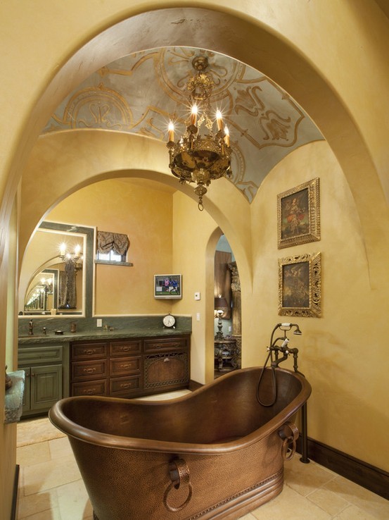 Copper bathtub design inspiration