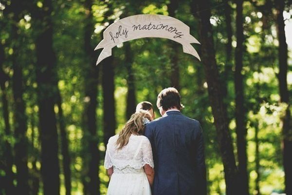 Dreamy wedding photograph moment