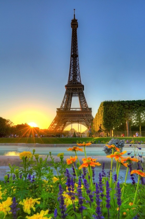 Sunset in Paris Sunset in Paris
