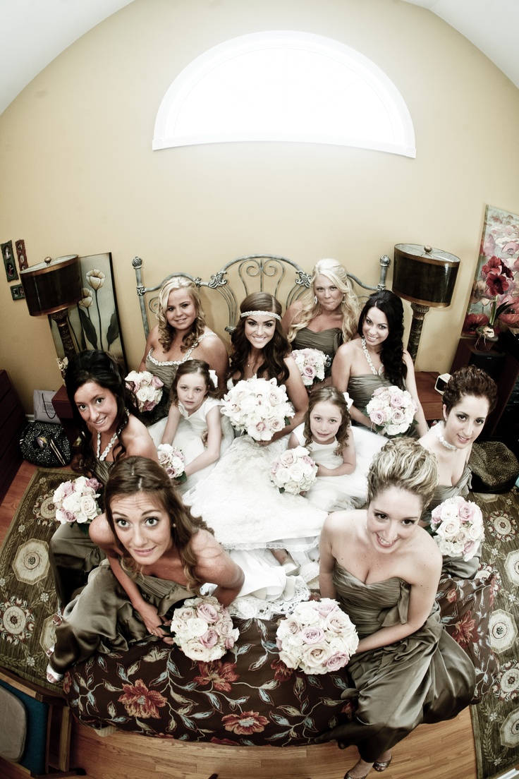 Bridesmaid duo or trio vertical portrait