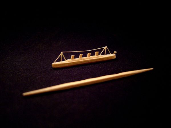 Steven Backman toothpick art