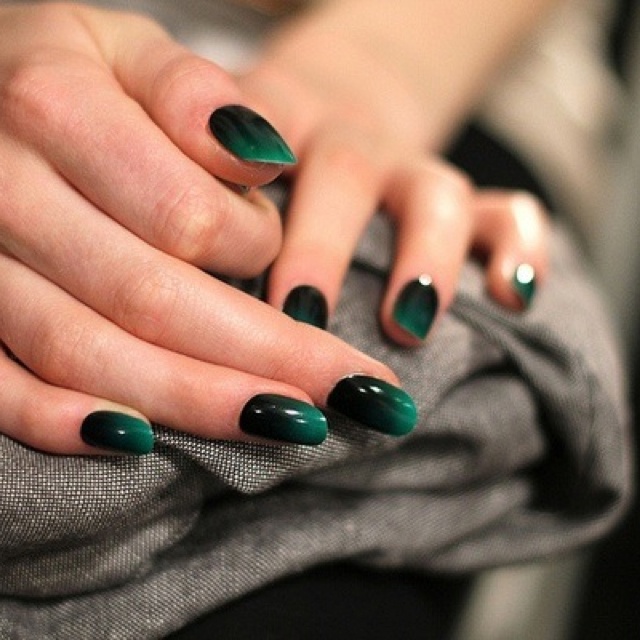 Emerald green fashion close-up
