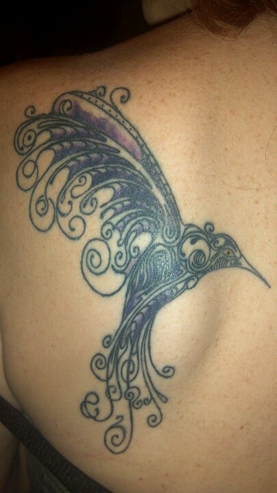 Hummingbird tattoo idea 16