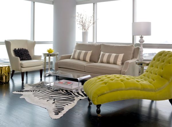 Chaise lounge interior styling