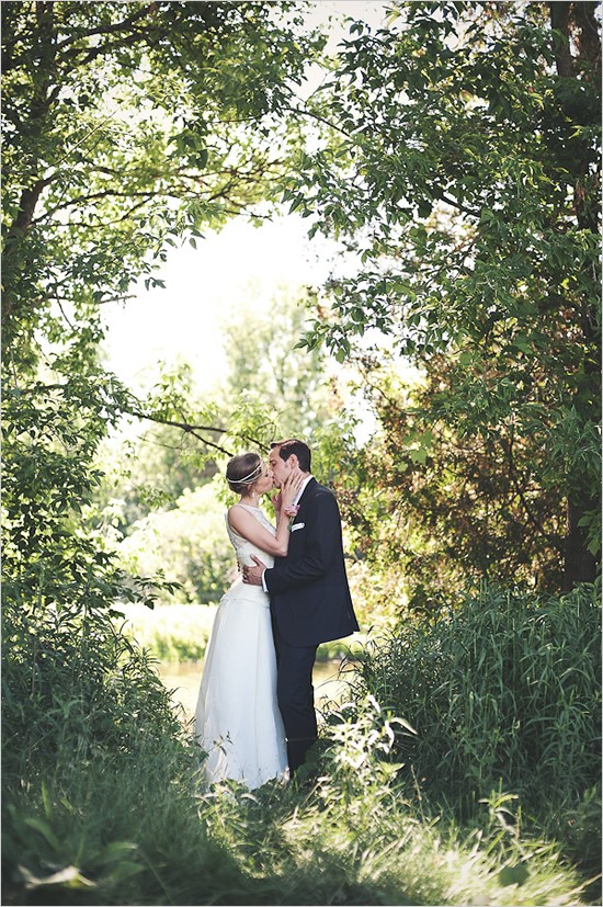 Passionate kiss photograph