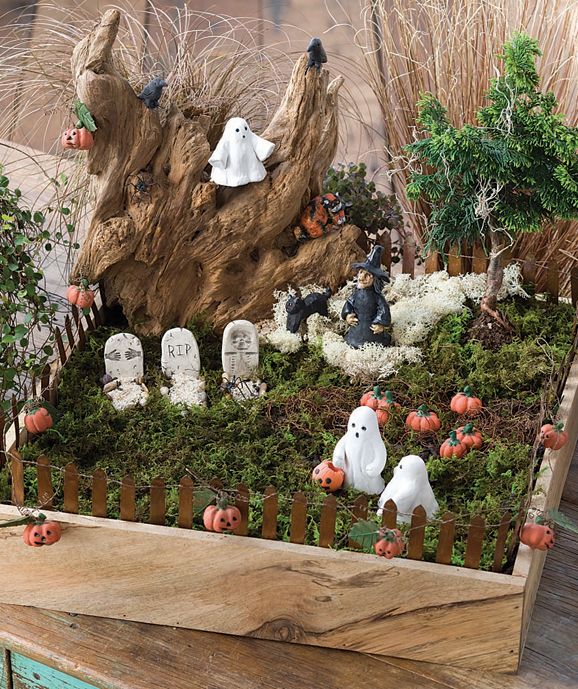 Creative miniature garden model