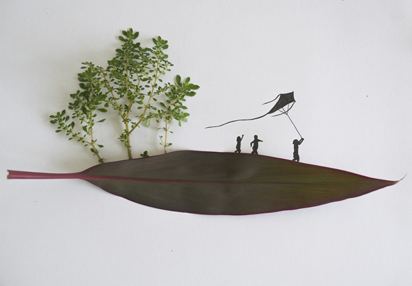 Tang Chiew Ling Object Art leaf illustration 02