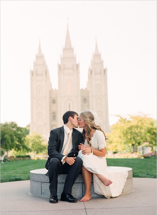 Soft sensitive kiss photo