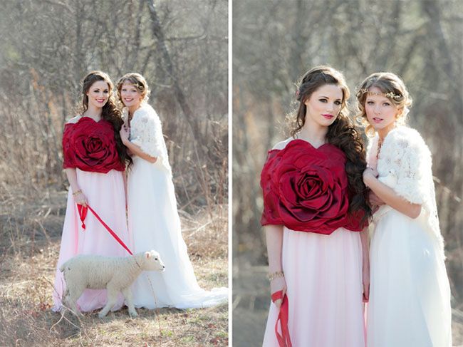 Bridal cape styled for winter portraits