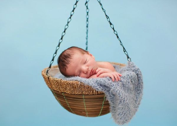 Tracy Raver newborn with soft wrap
