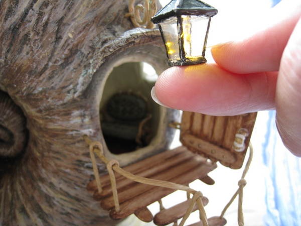 Handmade miniature garden details