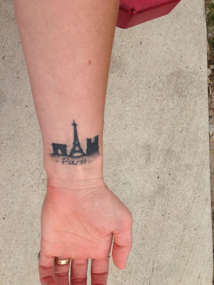 Lettering style wrist tattoo design