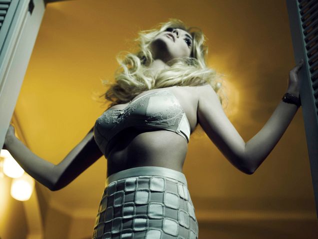 Kate Upton Discreet Charm editorial for V