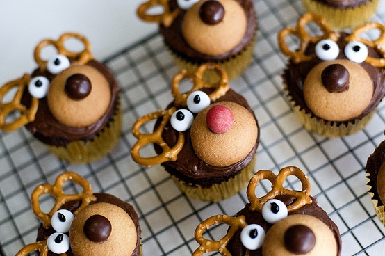 Reindeer cupcakes