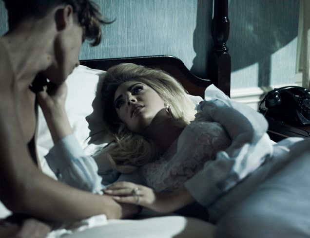 Kate Upton hotel-room fashion story for V Magazine