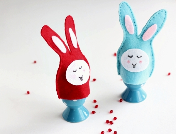Felt egg cosies