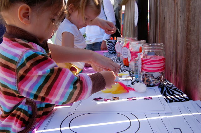 Wild Alphabet Hunt Birthday Party idea
