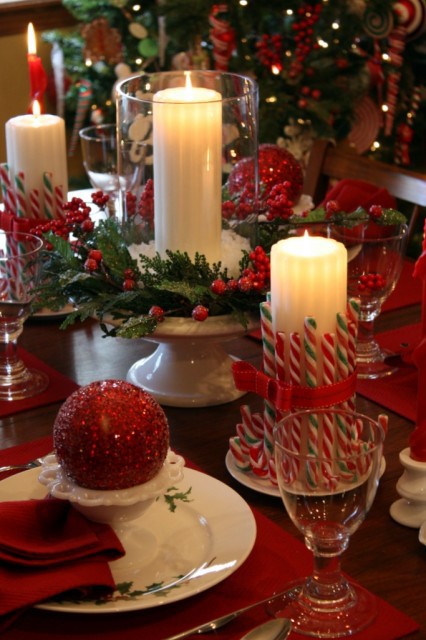 Christmas tablescape gallery image
