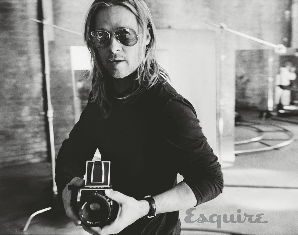 Brad Pitt Esquire US June July 2013 photoshoot