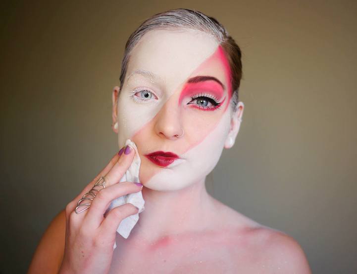 Finished Elsa Rhae makeup character