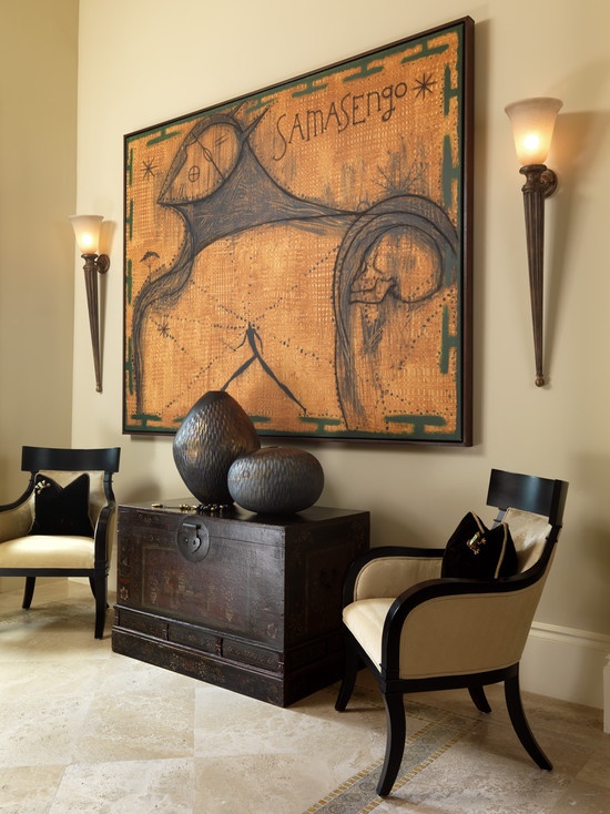 Uncluttered dream-home room