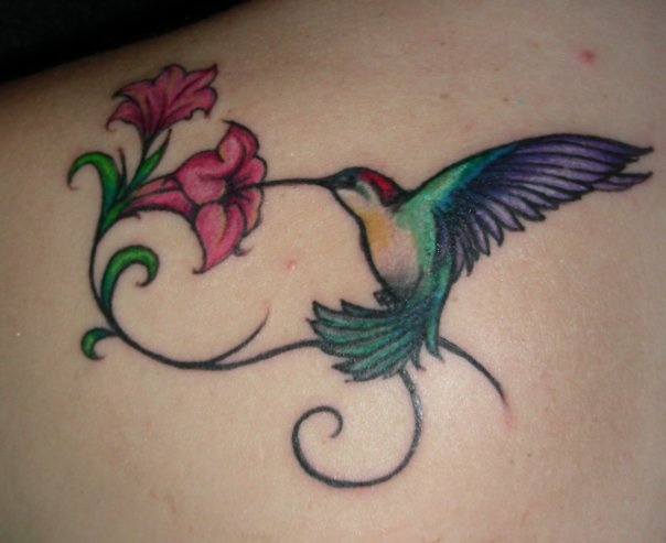 Hummingbird tattoo idea 4