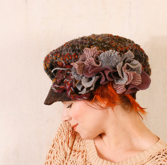 Handmade knit hat example 5
