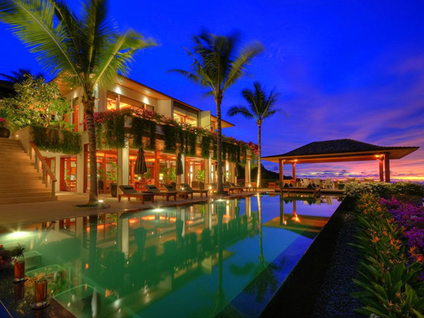 Modern exotic villa in Phuket landscape