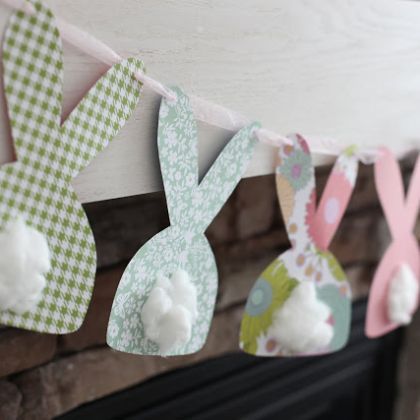 Spring Easter vignette