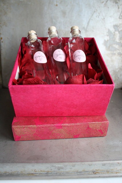 Homemade massage oils Valentine gift