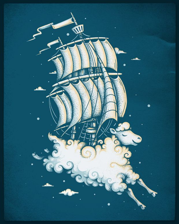 Surreal illustration by Enkel Dika