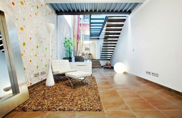 Roof terrace and outdoor living above the house