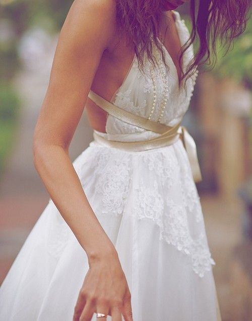 Vintage lace bridal detail