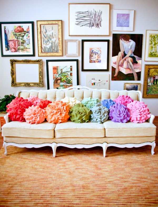 Ombre home decoration detail
