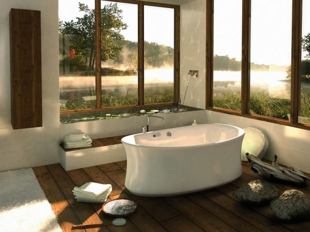 Modern bathroom statement fixtures