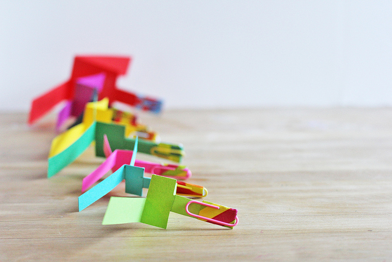 DIY paper helicopter toy