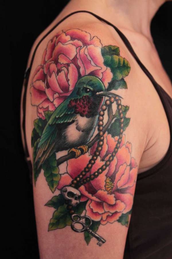 Hummingbird tattoo idea 5