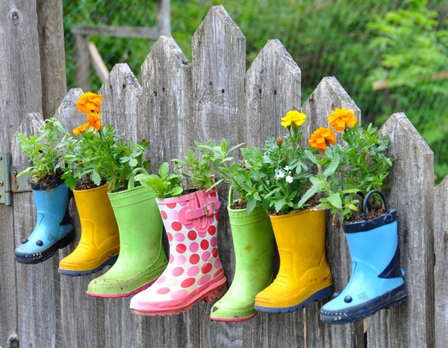 Garden planter DIY inspiration