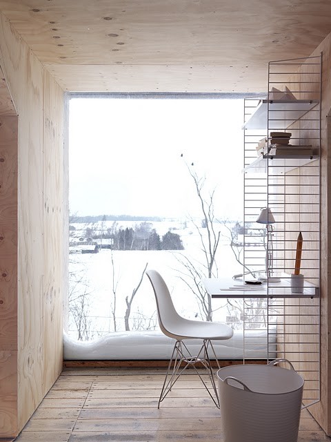 Bright organized home office