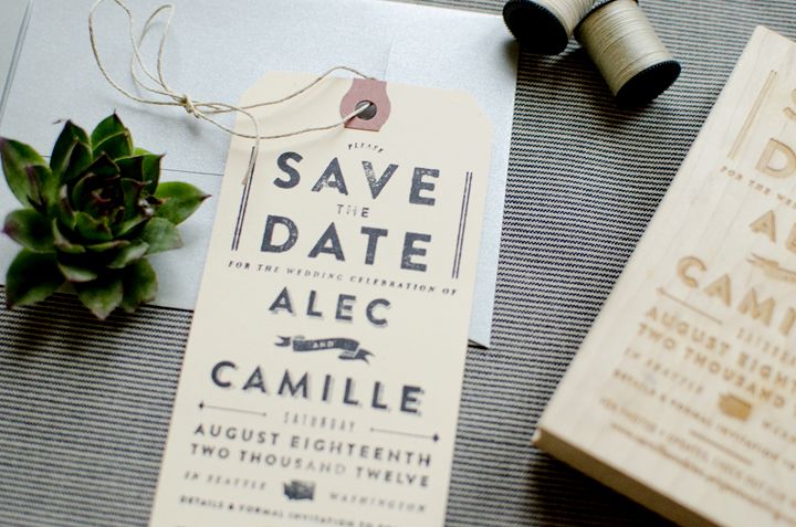Map or location themed save-the-date