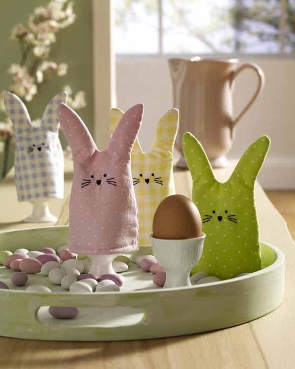 Easter nest and branch decoration