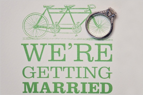 Landscape save-the-date card