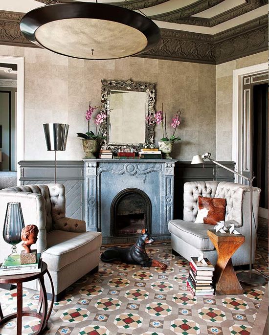 Oversized plush chaise