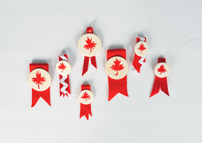 Holiday and celebration pins
