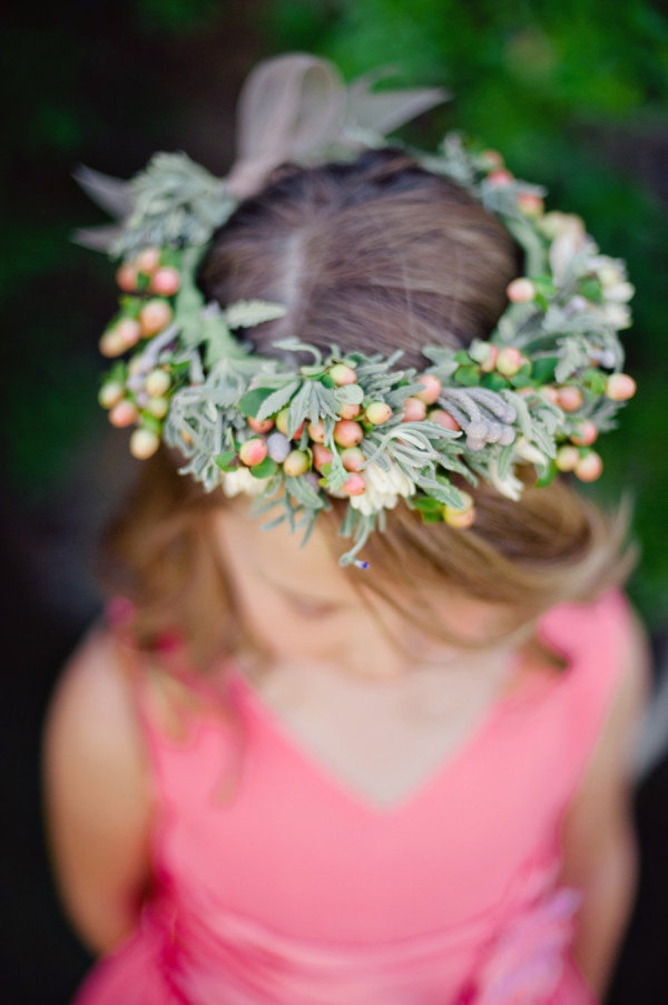 Coordinated flower girl style