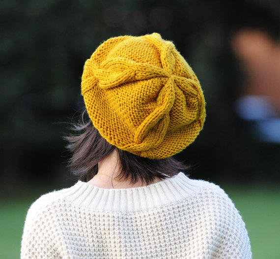 Handmade knit hat example 10