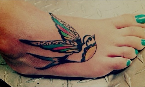 Ankle wrap tattoo