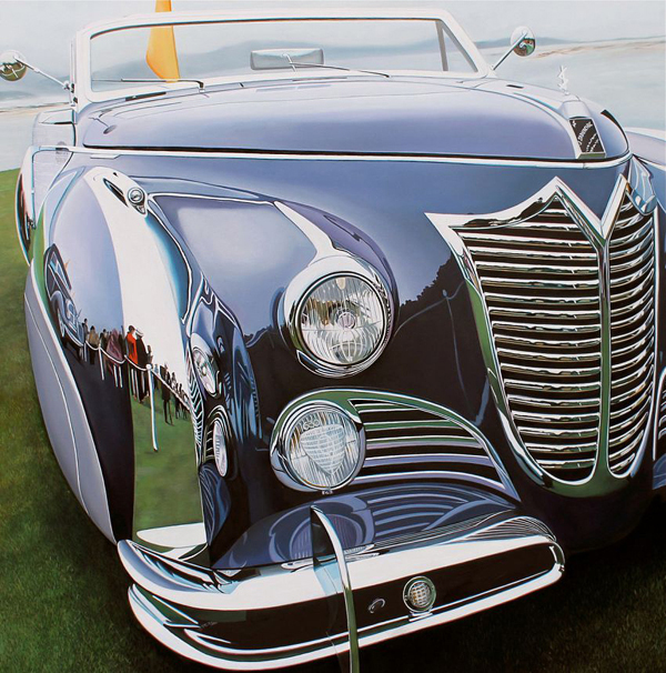 Photo-realistic muscle car by Cheryl Kelley