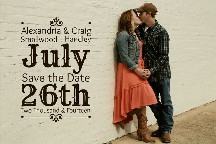 Creative illustrated save-the-date